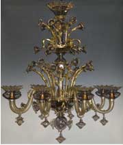 Murano glass lamps