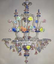 Murano art glass chandeliers