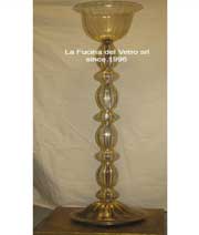 classical and modern floor lamps in Murano glass
